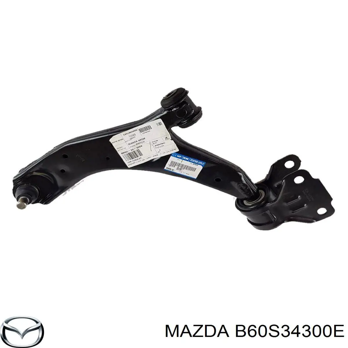 Важіль передньої підвіски нижній, правий B60S34300E Mazda