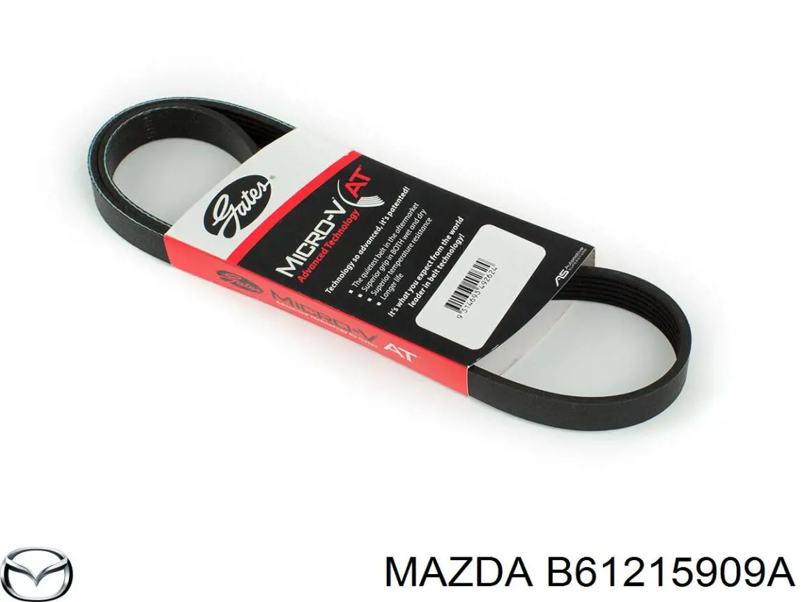 Клиновий ремінь Mazda B61215909A ціна, від 5.88 USD