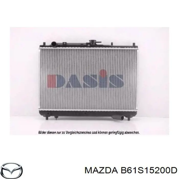 Радіатор основний Mazda B61S15200D ціна, від 91.13 USD