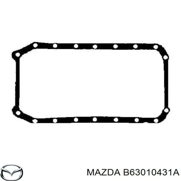 Прокладка піддону картера двигуна Mazda 121 1 (DA) (Мазда 121)