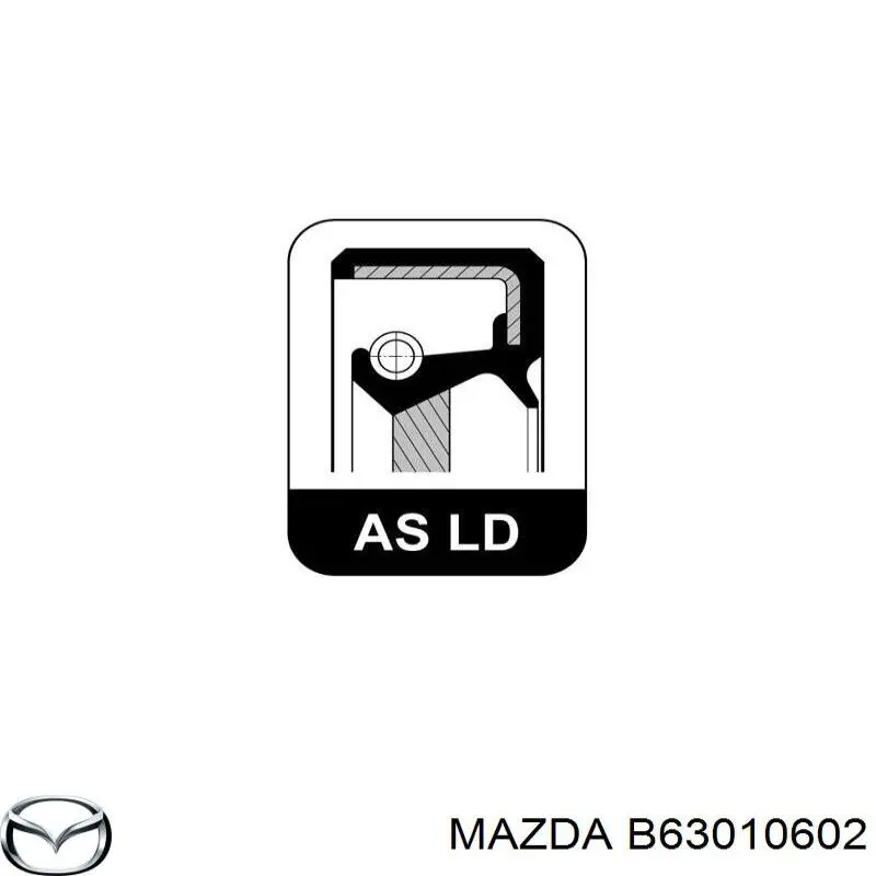 Купити Сальник распредвала Mazda Demio  DW