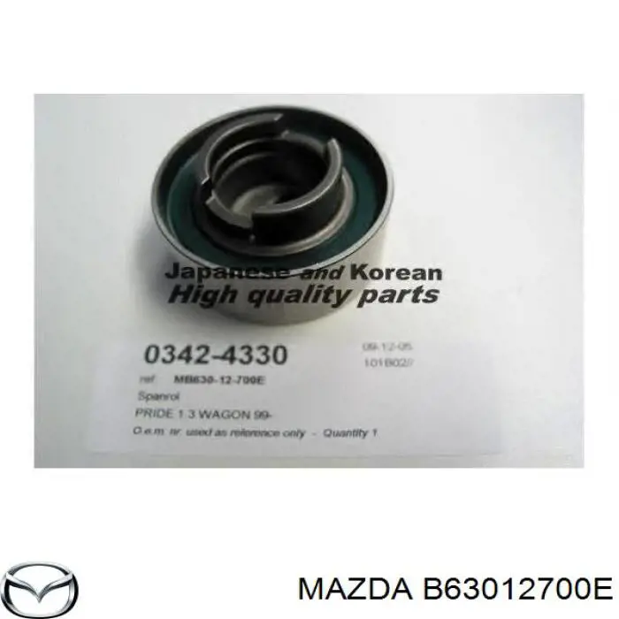 Ролик натяжителя ременя газорозподілу Mazda B63012700E ціна, від 9.23 USD