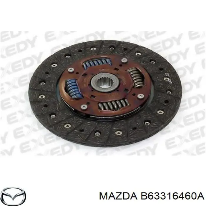 B63316460A Mazda диск зчеплення