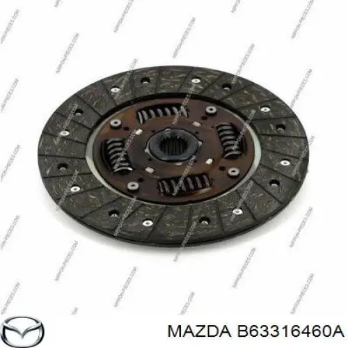 Зчеплення Mazda B63316460A ціна, від 56.24 USD