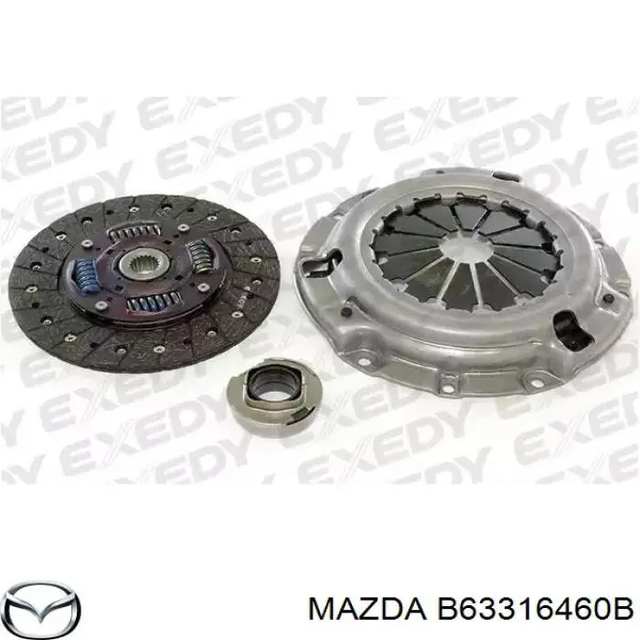 Диск зчеплення ведений Mazda B63316460A