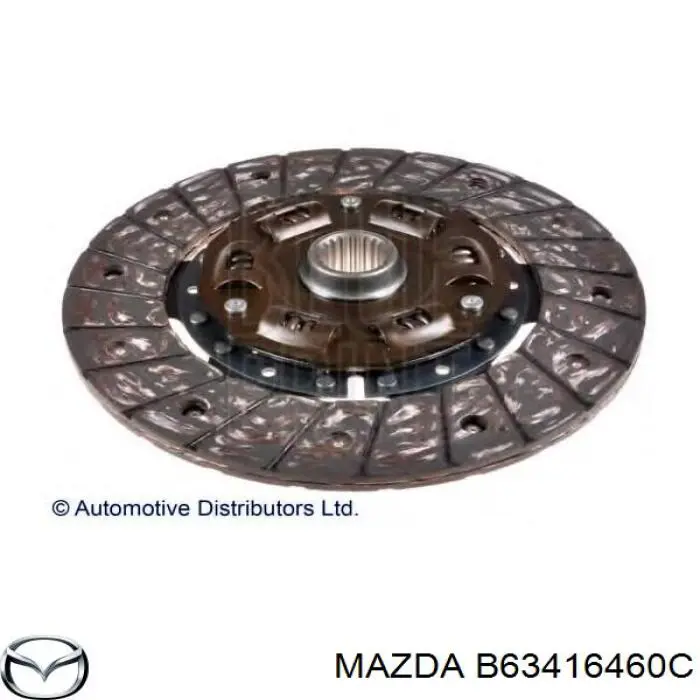 Диск зчеплення B63416460C Mazda