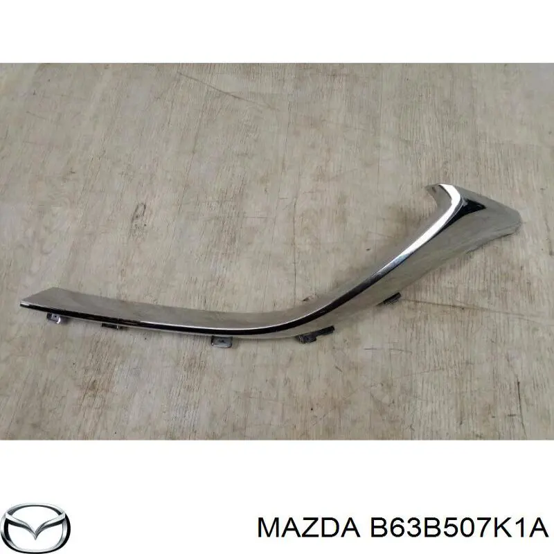 B63B507K1A Mazda Молдинг решітки радіатора, лівий