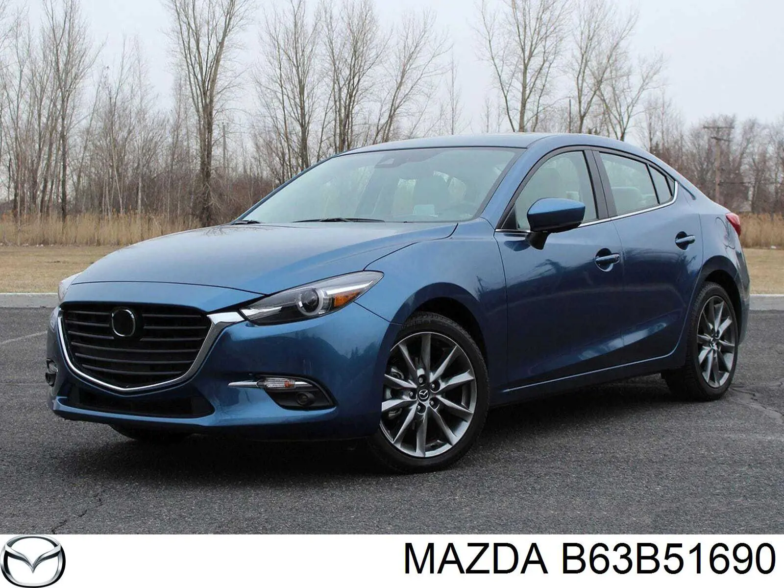 Фара протитуманна, ліва B63B51690 Mazda