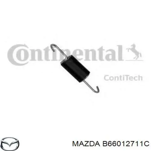 Демпфер натяжителя привідного ременя Mazda B66012711C ціна, від 4.08 USD