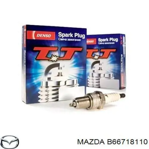 Свічки запалювання B66718110 Mazda
