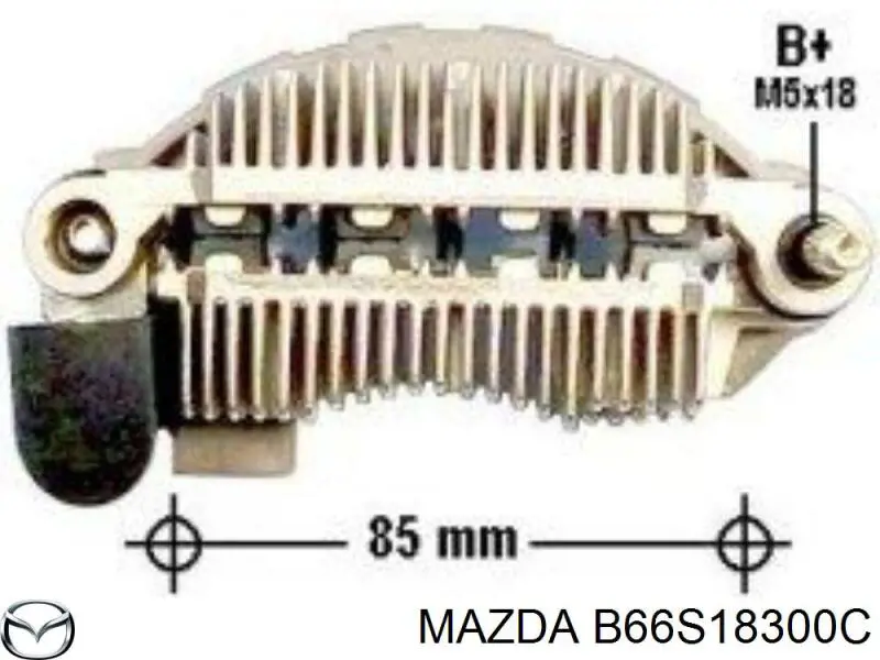 B66S18300C Mazda генератор