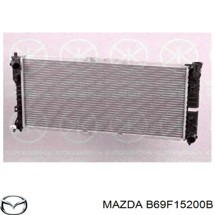 Купити B69F15200B Mazda Радіатор двигуна