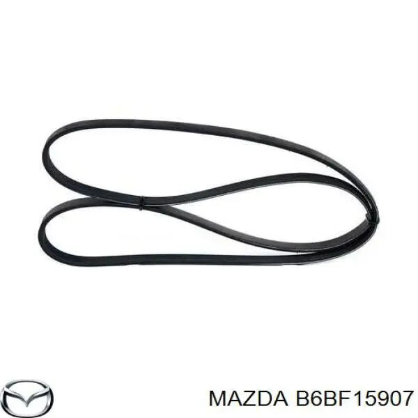 Ремінь генератора B6BF15907 Mazda