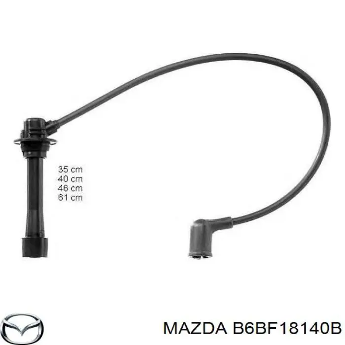 Дріт високовольтний Mazda B6BF18140B