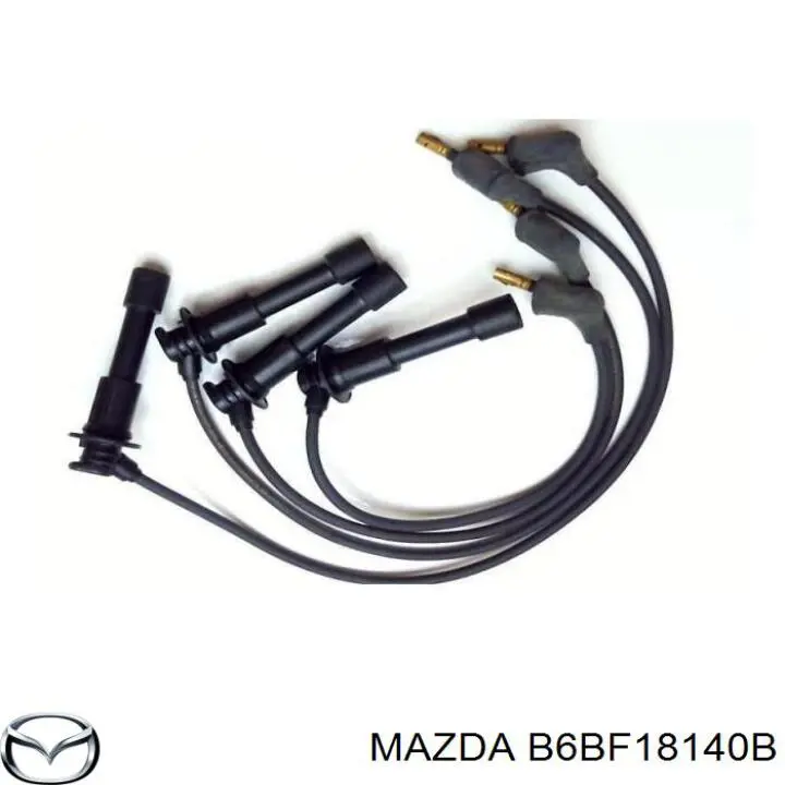 B6BF18140B Mazda дріт високовольтні, комплект
