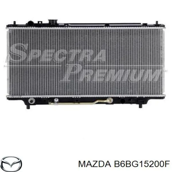 Радіатор охолодження двигуна B6BG15200F Mazda