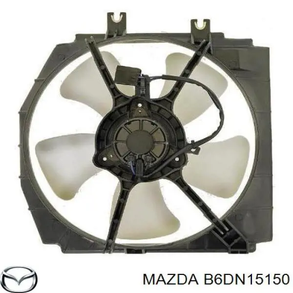 B6DN15150 Mazda двигун вентилятора системи охолодження