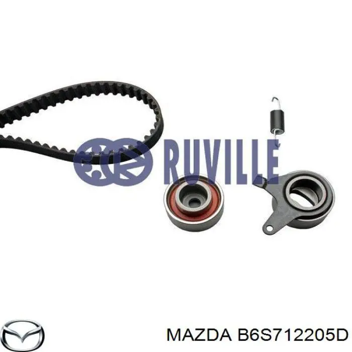 Купити B6S712205D Mazda Ремінь газорозподільного механізму