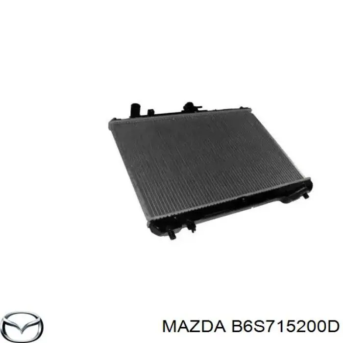 Радіатор B6S715200D Mazda