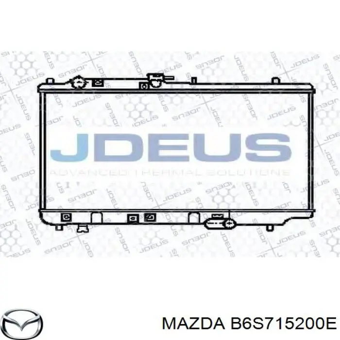 B6S715200E Mazda Радіатор охолодження двигуна