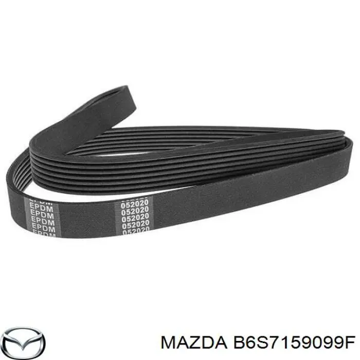 B6S7159099F Mazda ремінь приводний, агрегатів