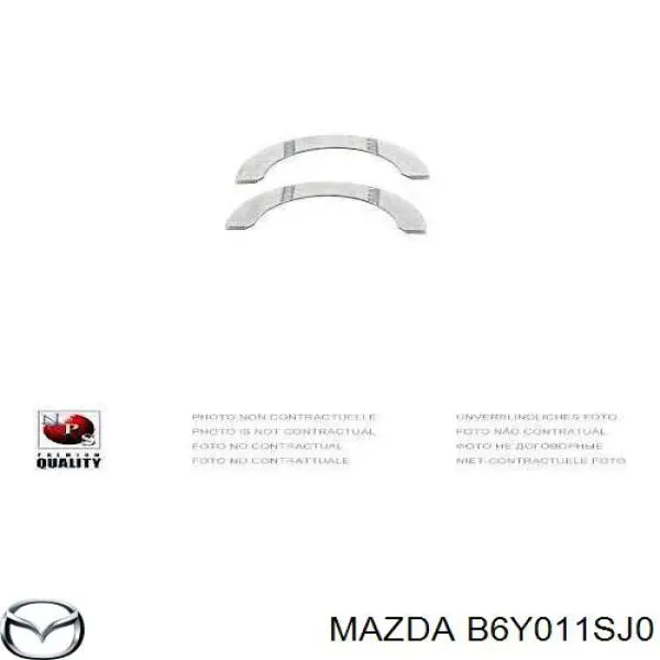 Півкільце підпірне (розбігу) колінвала, STD, комплект Mazda B6Y011SJ0 ціна, від 3.10 USD