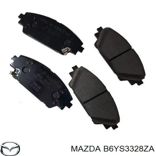 Гальмівні колодки Mazda B6YS3328ZA ціна, від 31.92 USD
