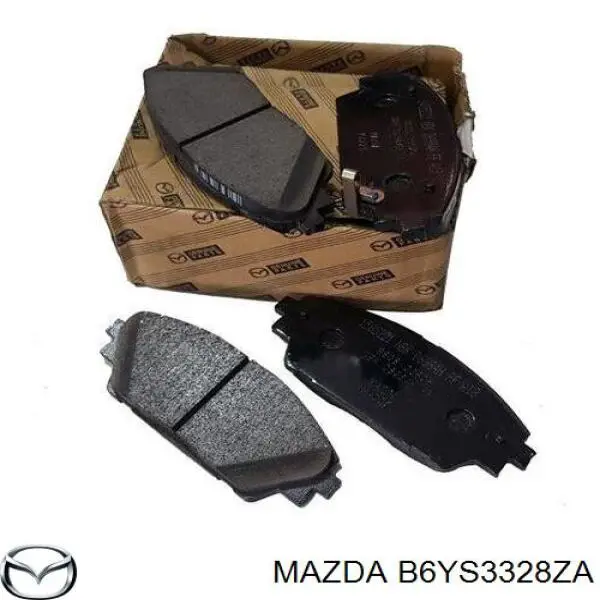 Колодки гальмівні передні, дискові B6YS3328ZA Mazda