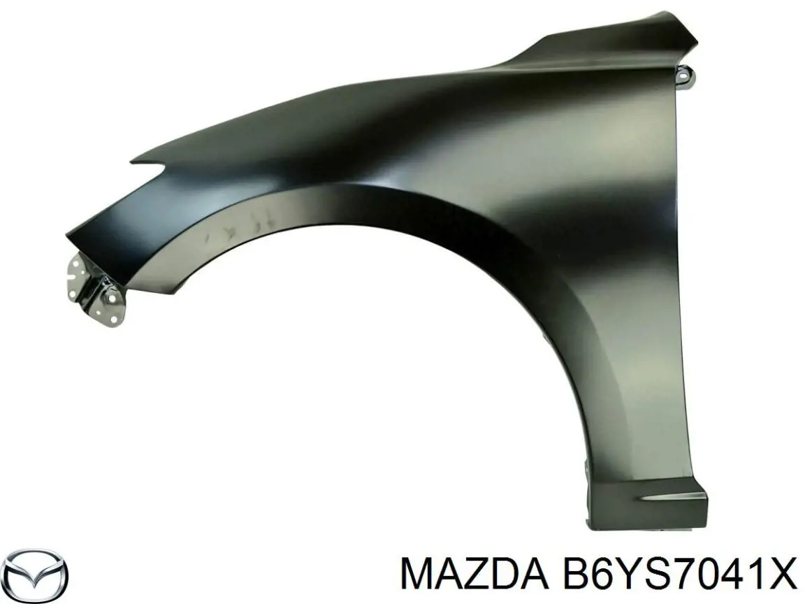 Крило заднє праве Mazda B6YS7041X ціна, від 228.68 USD