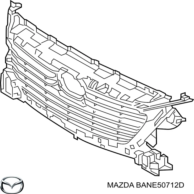 Решітка радіатора BANE50712D China