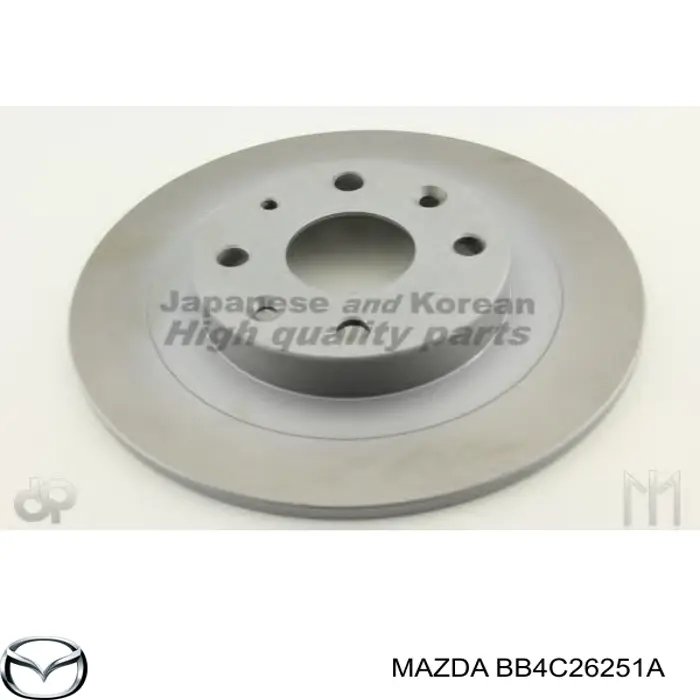 Диск гальмівний задній BB4C26251A Mazda