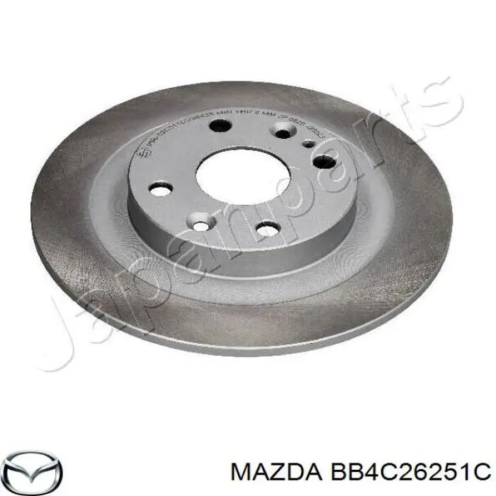 Задні дискові гальма Mazda BB4C26251C ціна, від 20.06 USD