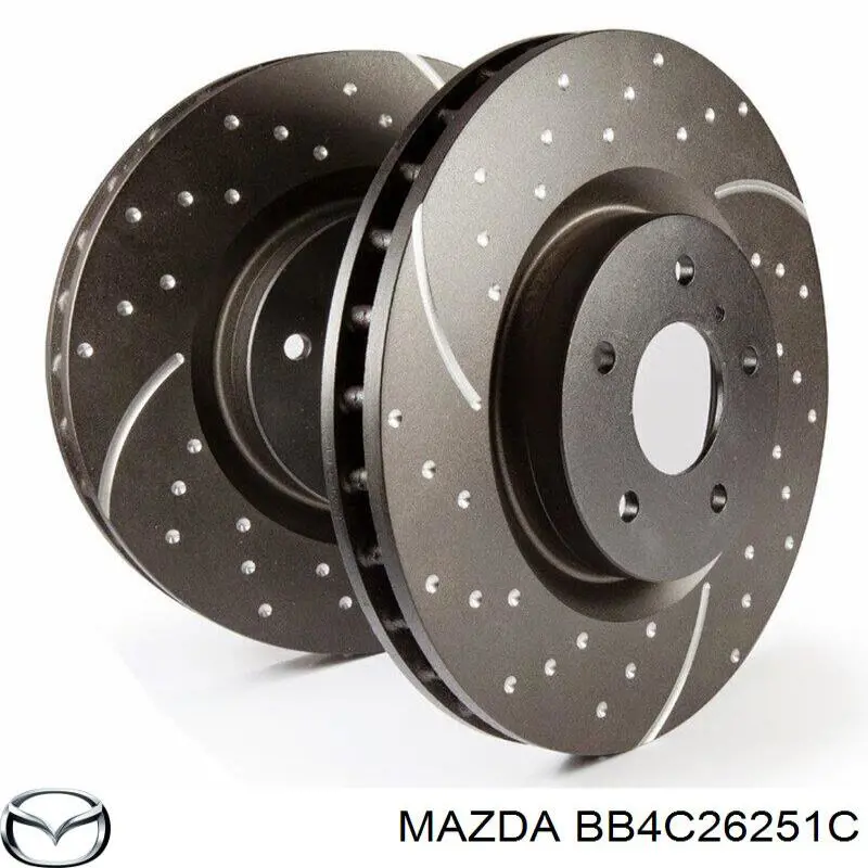 Купити BB4C26251C Mazda Диск заднього гальма
