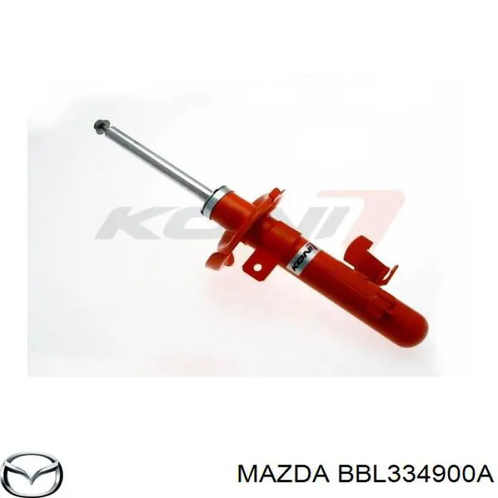 Амортизатор передній, лівий BBL334900A Mazda