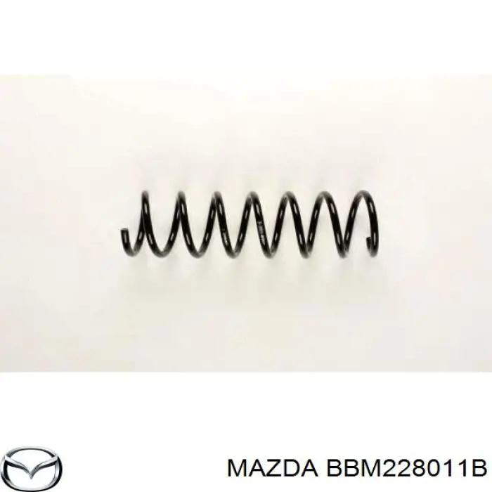 BBM228011B Mazda Пружина підвіски задня