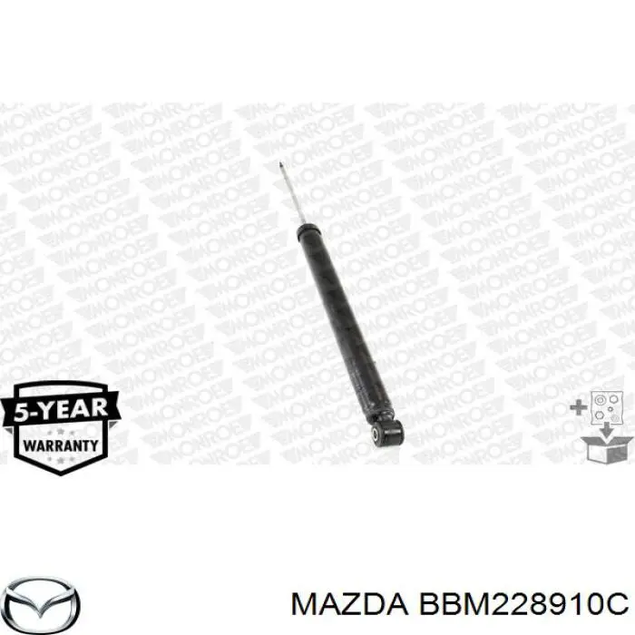 Купити BBM228910C Mazda Стійка амортизатора задня