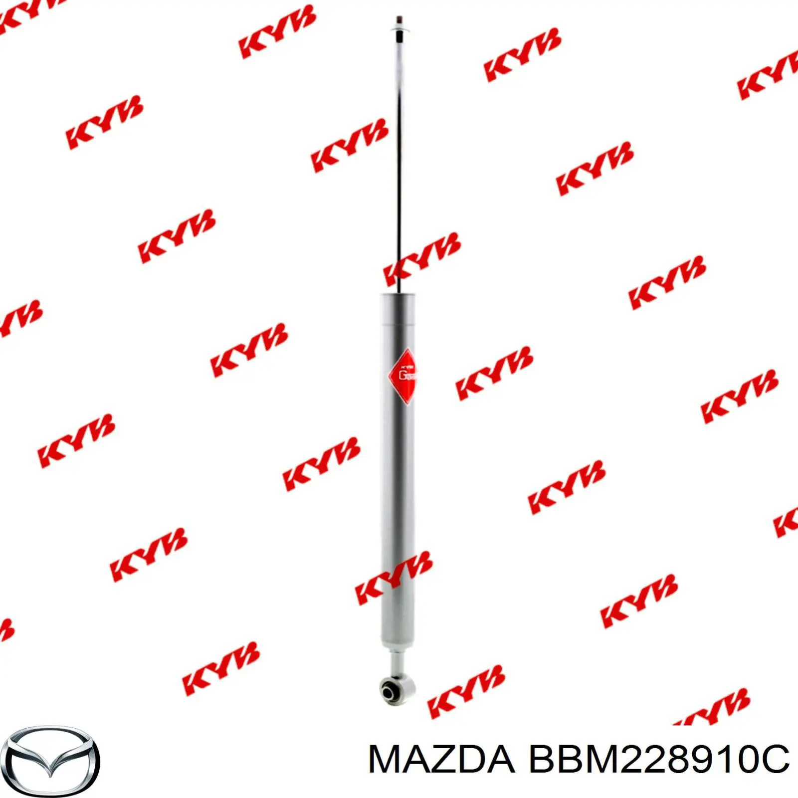 Задній амортизатор Mazda BBM228910C