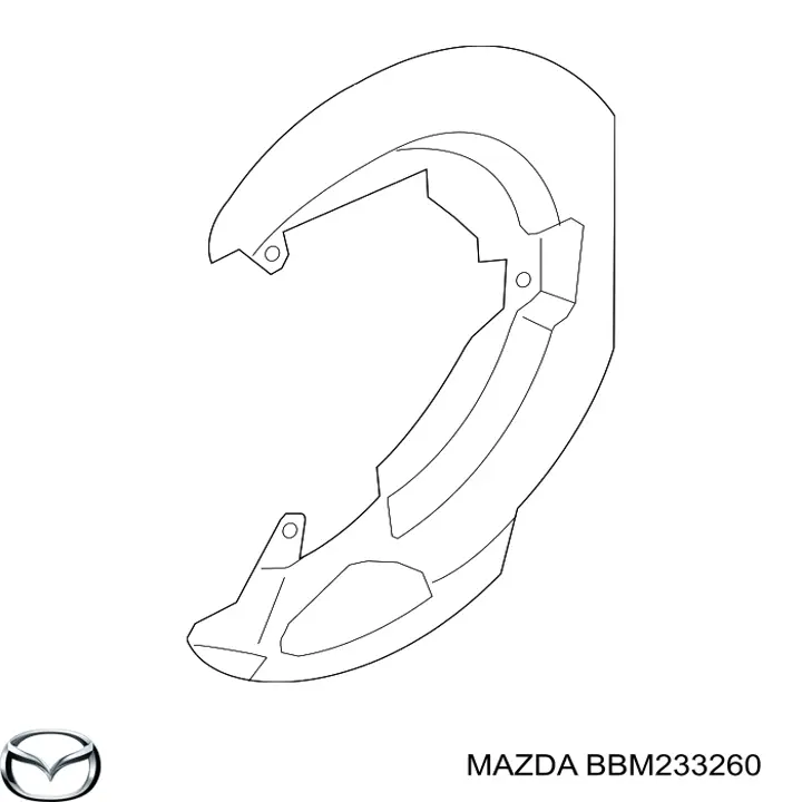 Купити 1670666 Ford Захист гальмівного диска, переднього, правого