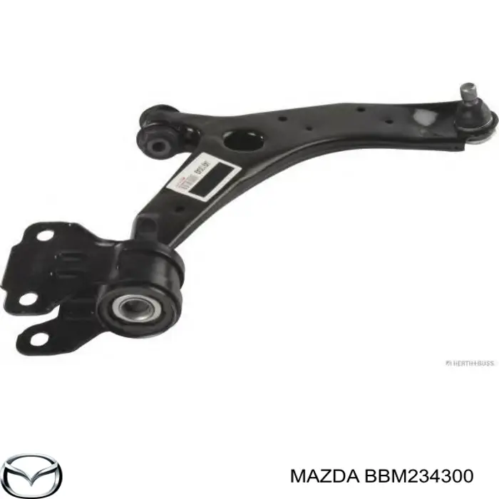 BBM234300 Mazda Важіль передньої підвіски нижній, правий
