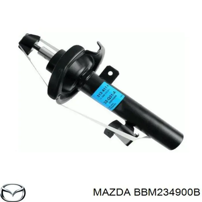 Амортизатор передньої підвіски, лівий Mazda BBM234900B ціна, від 45.59 USD