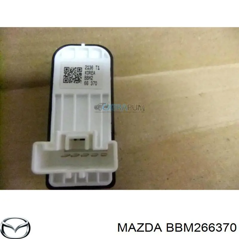 Купити BBM266370 Mazda Кнопка вмикання двигуна склопідіймача передня права