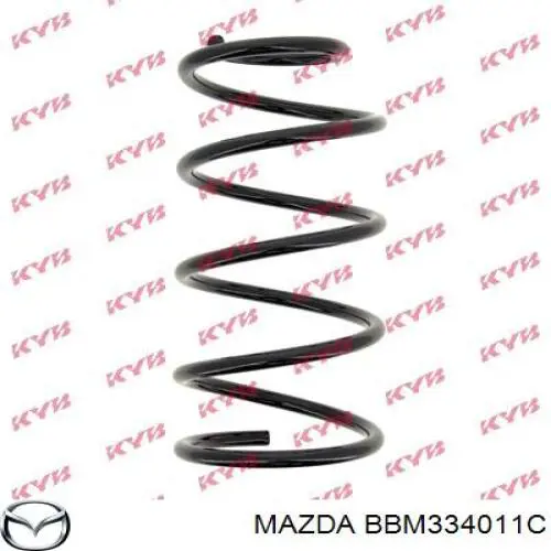BBM334011C Mazda Пружина амортизатора передняя