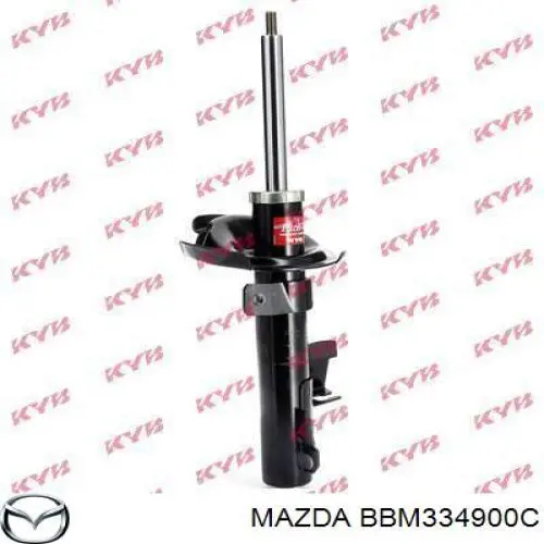 Амортизатор передньої підвіски, лівий Mazda BBM334900C ціна, від 45.58 USD