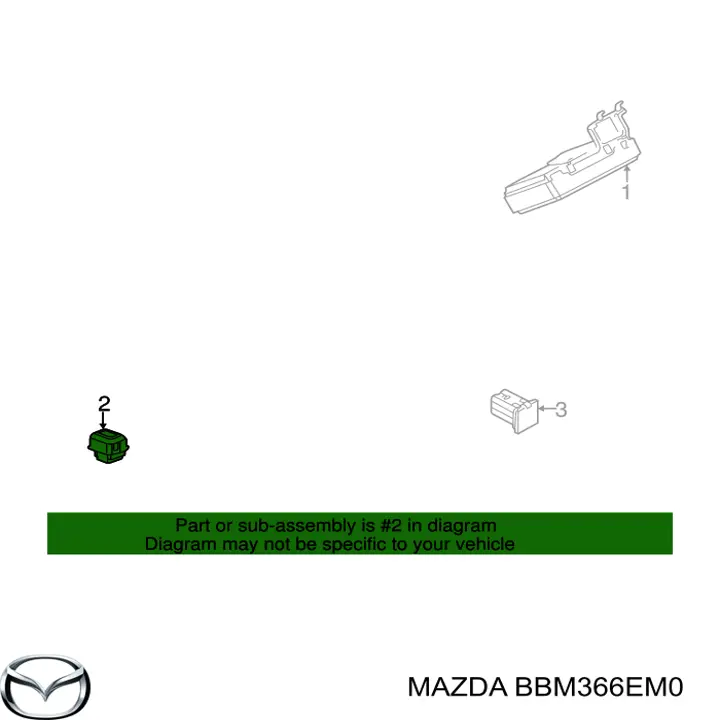  Mazda BBM366EM0 ціна, від 11.81 USD