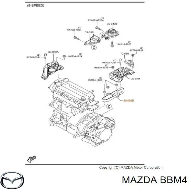  Mazda BBM4 ціна, від 40.47 USD