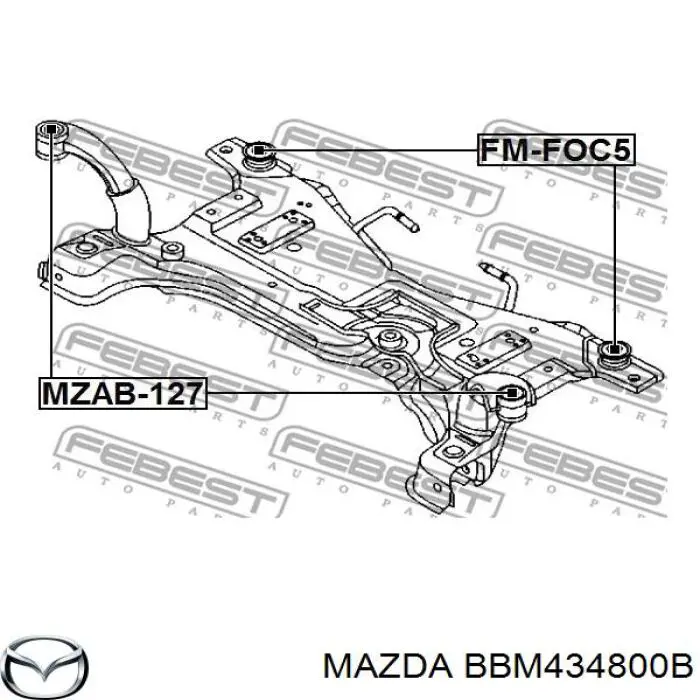  BBM434800B Mazda