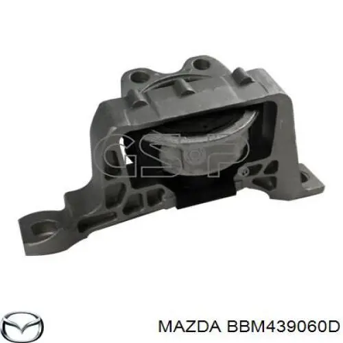 Подушка (опора) двигуна, права 112106751R Renault (RVI)