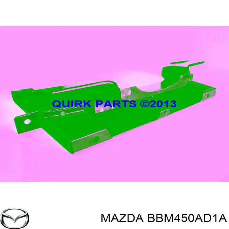 Кронштейн бампера переднього, центральний BBM450AD1 Mazda