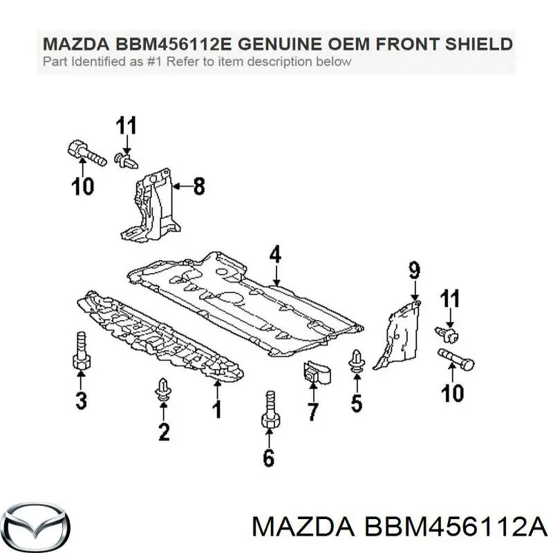  BBM456112A Mazda