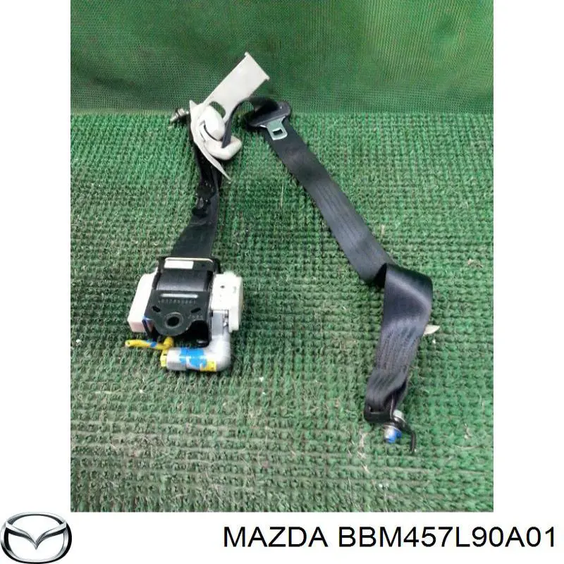 Пасок безпеки передній лівий Mazda BBM457L90A01 ціна, від 95.00 USD